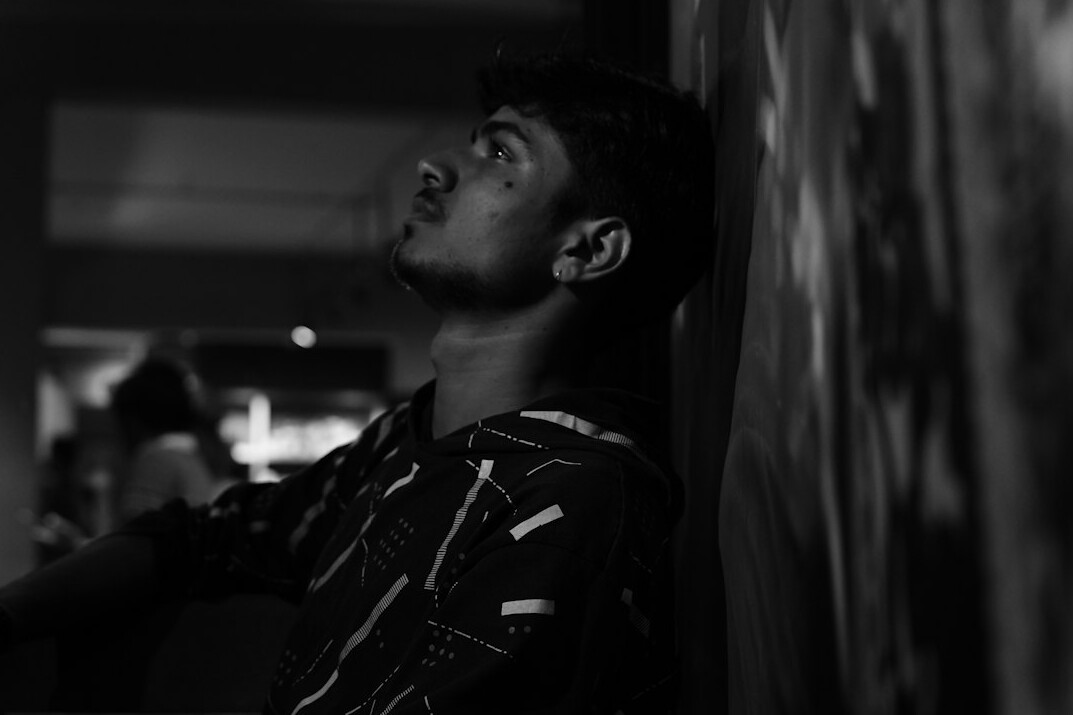 Portrait of a young man in a shirt